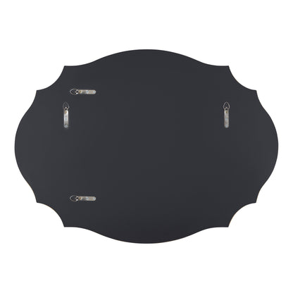 Leanna Scalloped Oval Wall Mirror