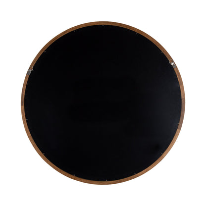 Hatherleigh Round Wood Wall Mirror