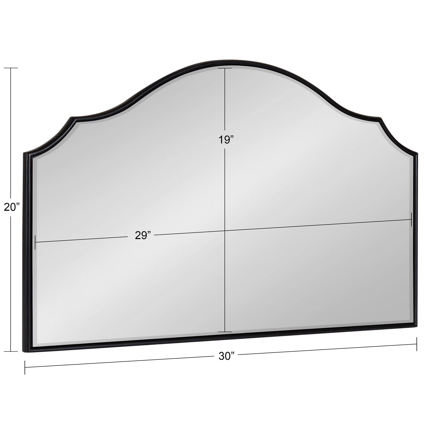 Leanna Framed Arch Wall Mirror