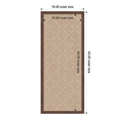 Pinboard Beige Lattice Pattern