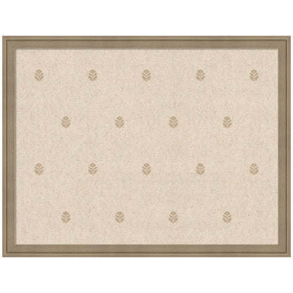 Pinboard Beige Botanical Block Print
