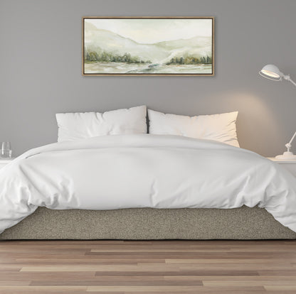 Sylvie Winter Landscape 6 Framed Canvas by Annie Quigley