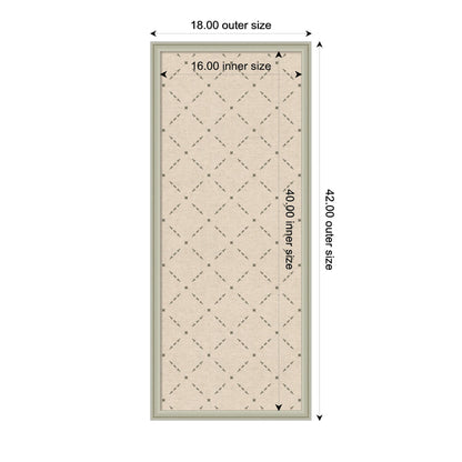 Pinboard Green Lattice Print