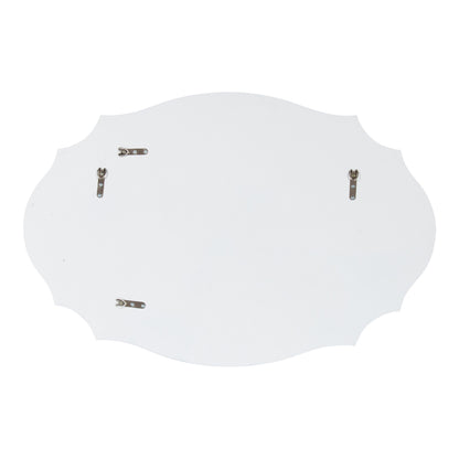 Leanna Scalloped Oval Wall Mirror
