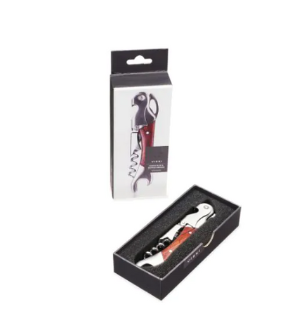 Admiral™ Double Opener Corkscrew in Stainless Steel