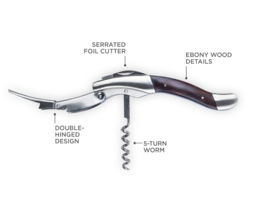 Admiral™ Oversized Double Hinged Corkscrew