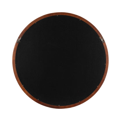 Hatherleigh Round Wood Wall Mirror