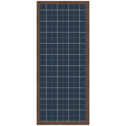 Framed Fabric Pinboard Navy Blue Plaid Wall Organization