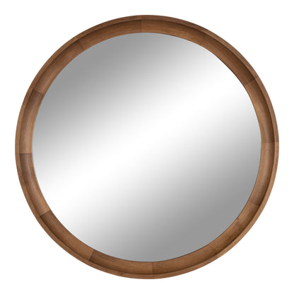 Hatherleigh Round Wood Wall Mirror