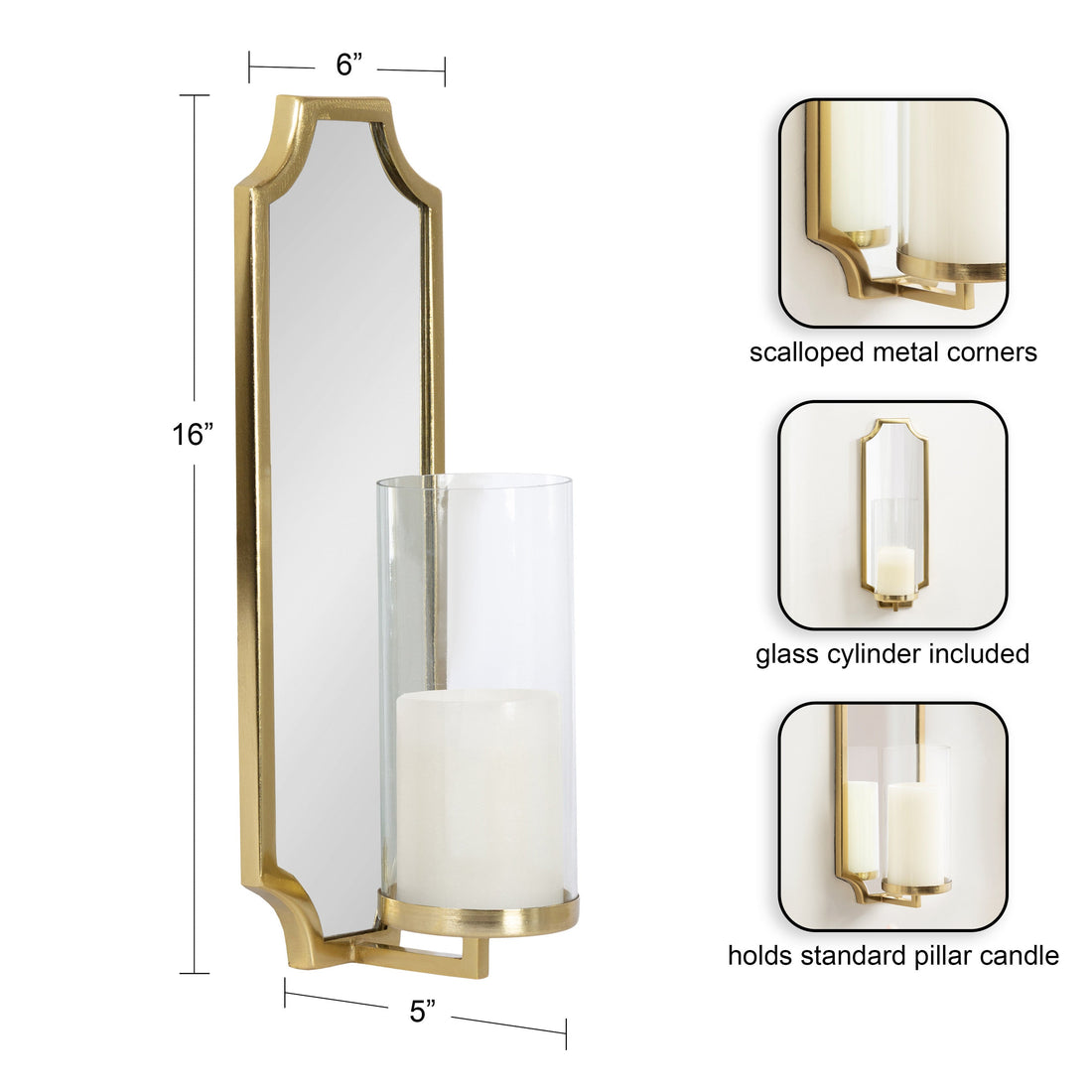 Ciel Scallop Wall Sconce