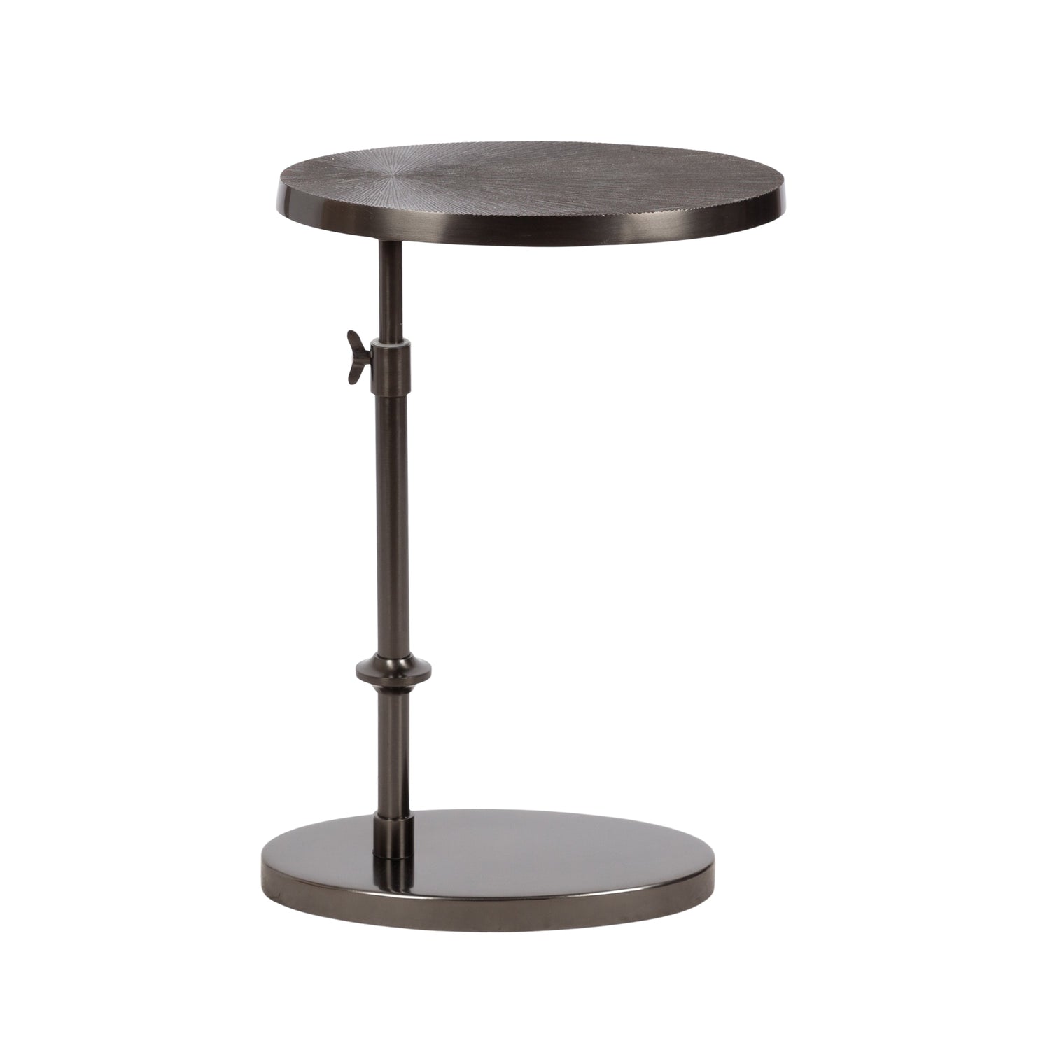 Engles Adjustable Oval Metal Table