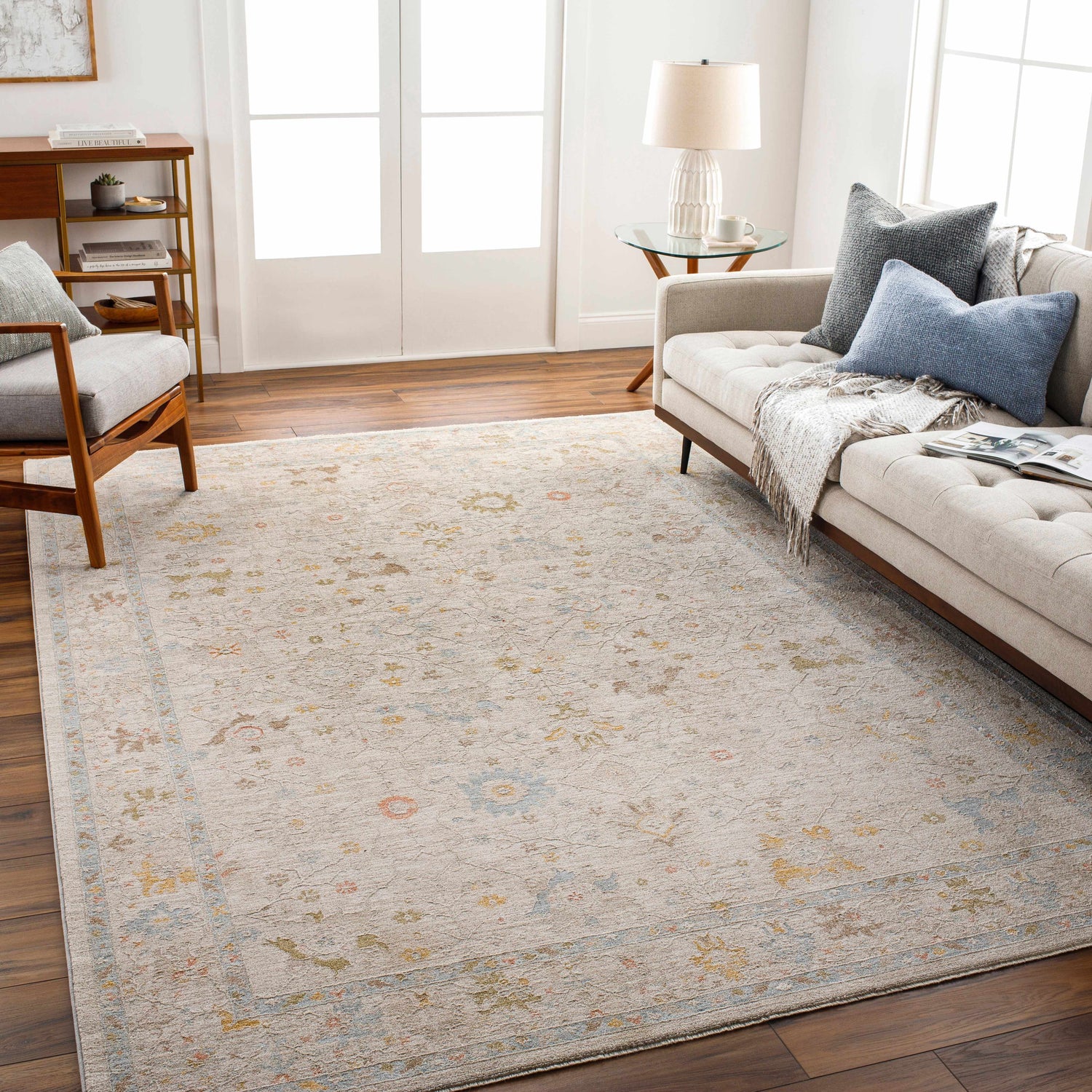 Amina Oushak Area Rug