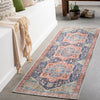 Amelie- Brick Machine Washable Rug