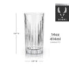 Reserve Milo Crystal Highball Glasses - Set of 4