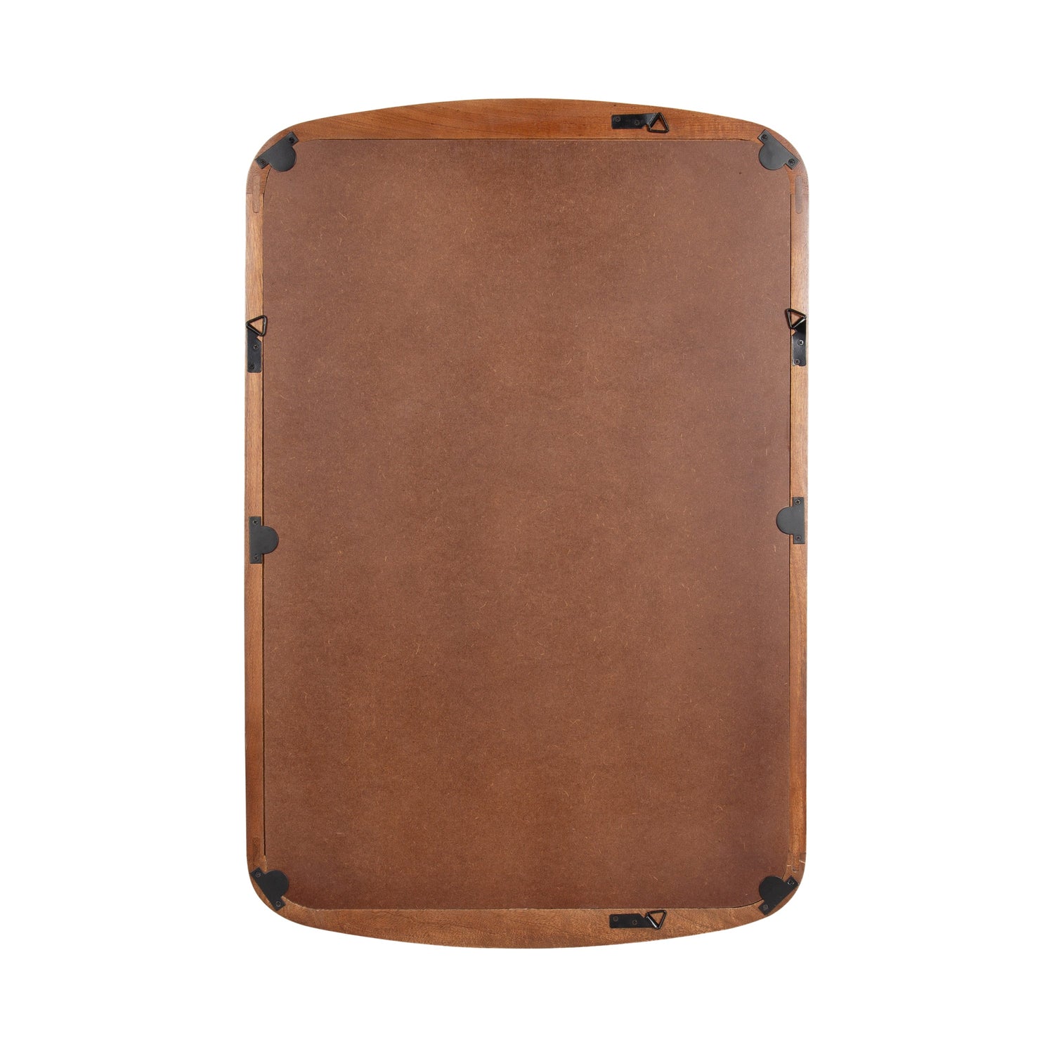 Hera Radius Rectangle Wood Mirror