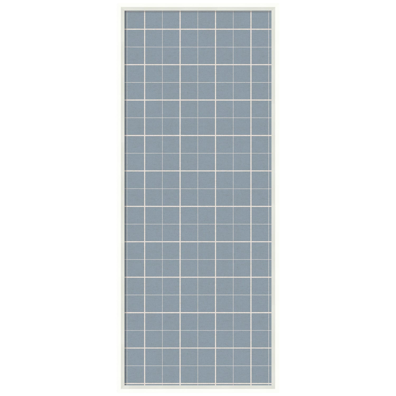Framed Fabric Pinboard Light Blue Plaid Wall Organization