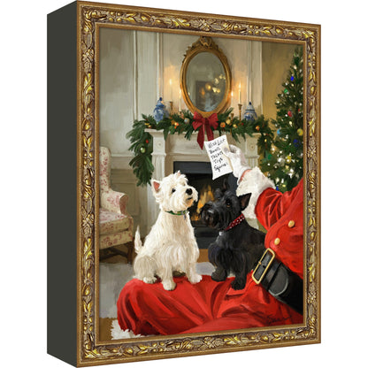 Wish List by Mary Sparrow Framed Mounted Canvas Wall Art Print