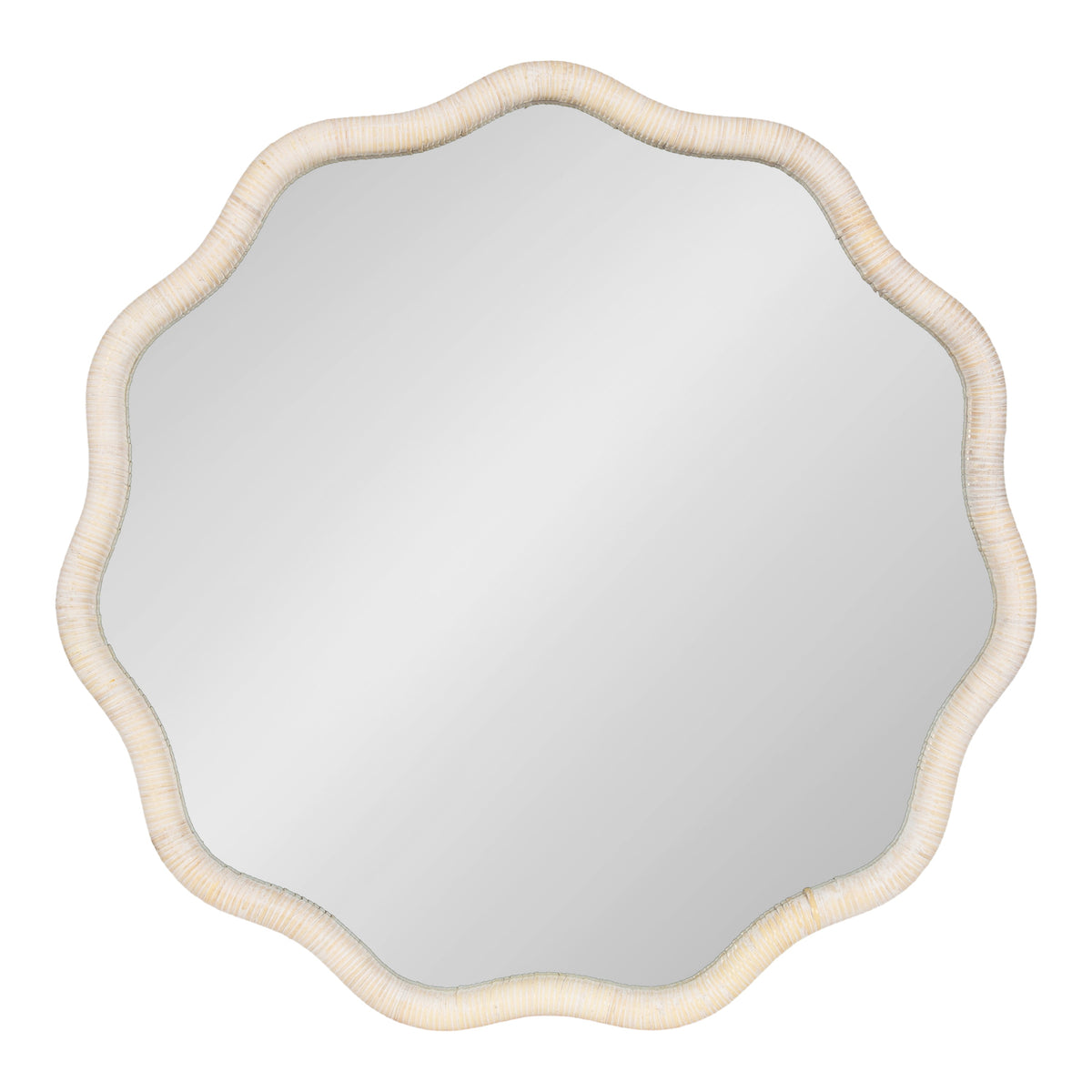 Rahfy Scallop Framed Wall Mirror