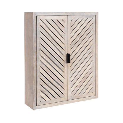 Mezzeta Tall Wood Bath Cabinet