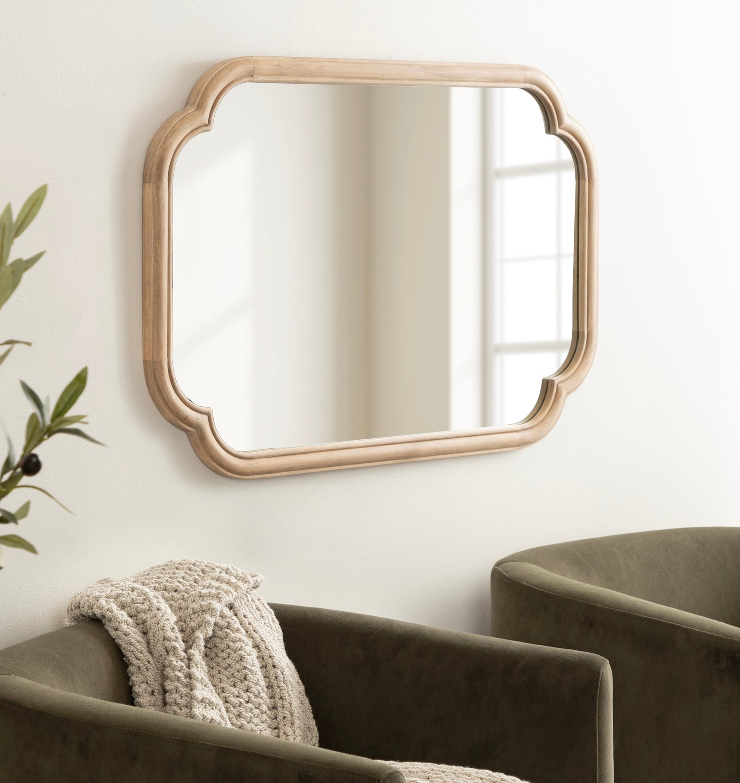 Glenby Scallop Wall Mirror