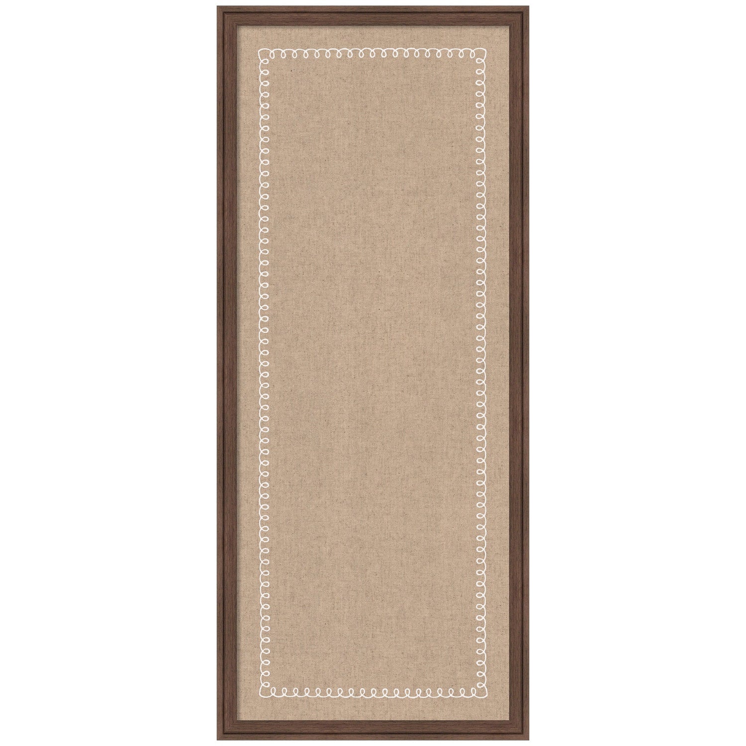 Pinboard White Scalloped Edge