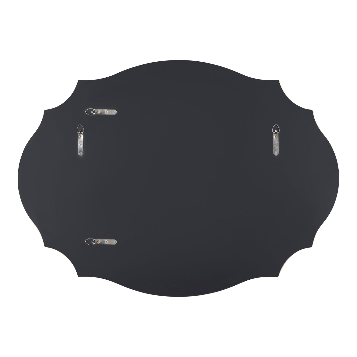 Leanna Scalloped Oval Wall Mirror