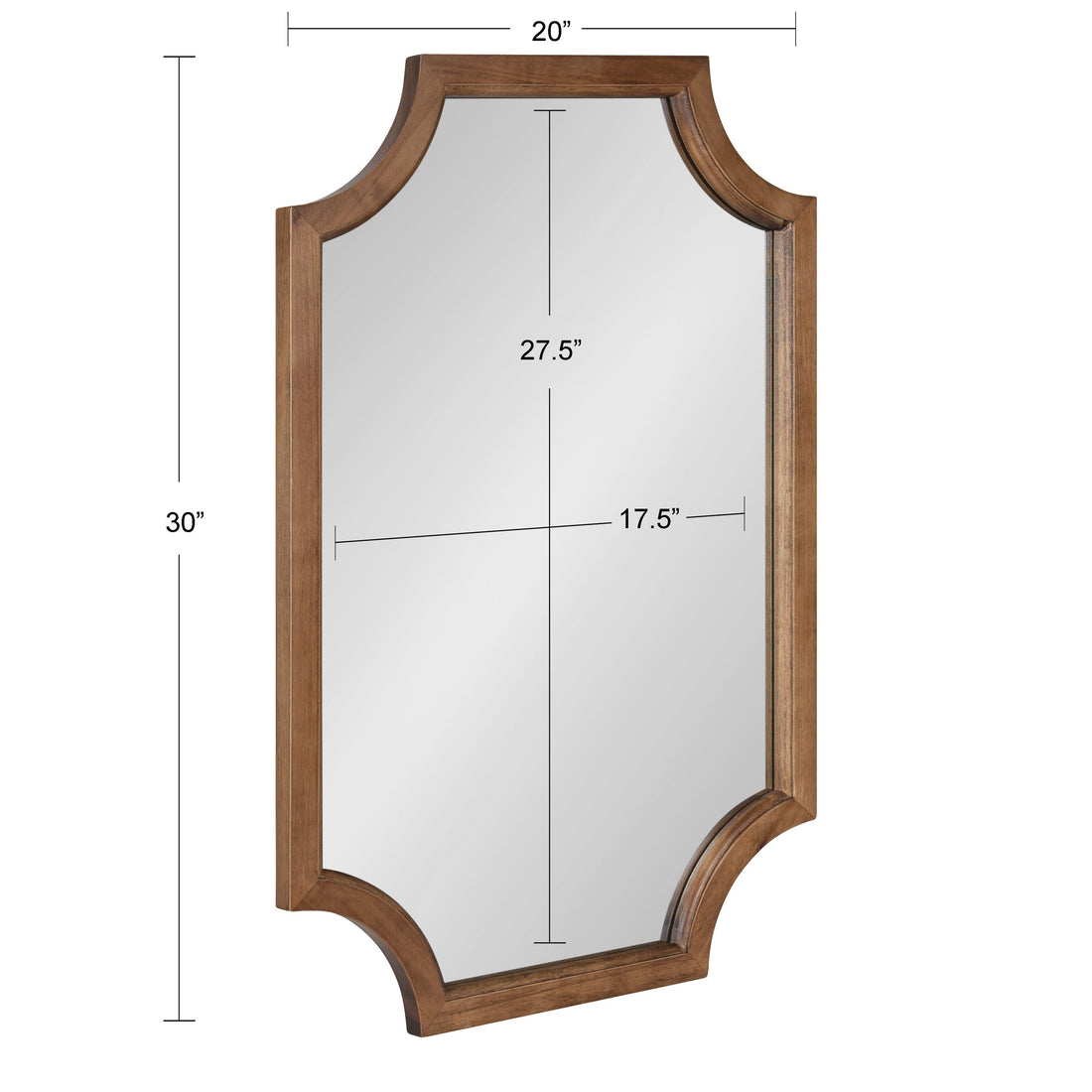 Hogan Framed Scallop Wall Mirror