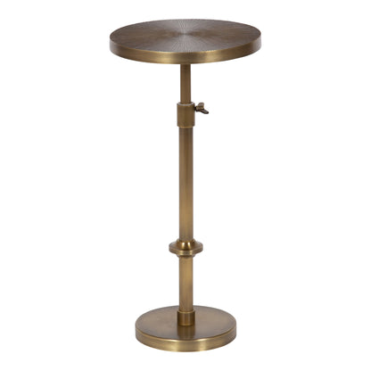 Engles Adjustable Embossed Metal Table and Plant Stand
