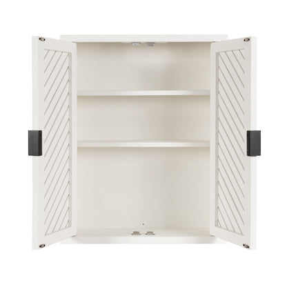 Mezzeta Tall Wood Bath Cabinet