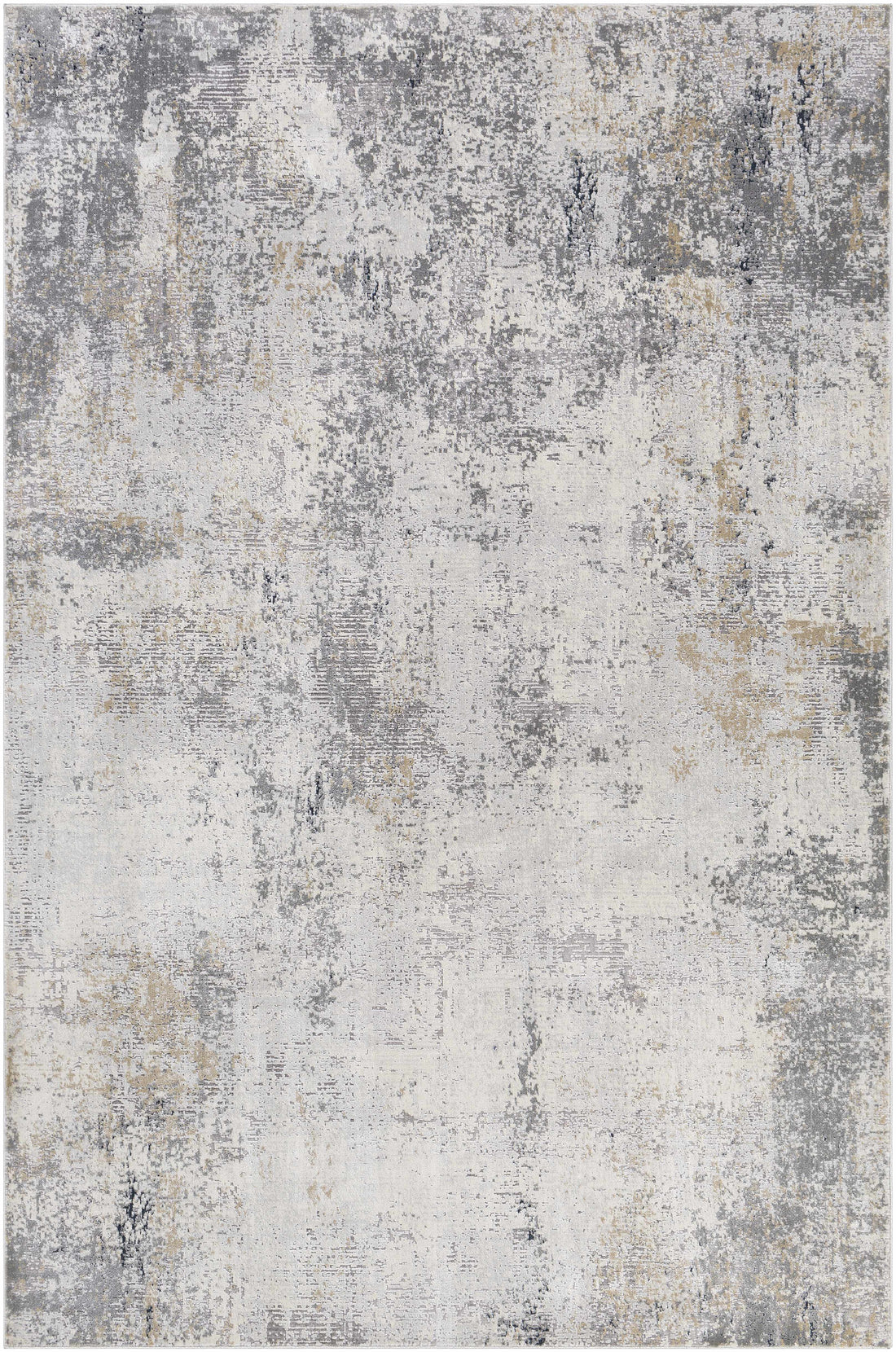 Baranduda Abstract Gray Luxe Rug - Clearance