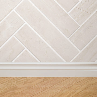 Sweet Cream Wallpaper - 10 FT H X 14.25 FT W LUXE