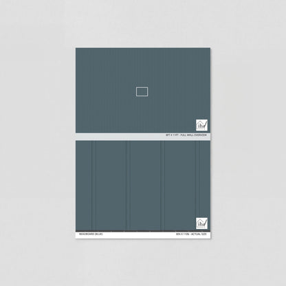 Beadboard (Blue) Wallpaper