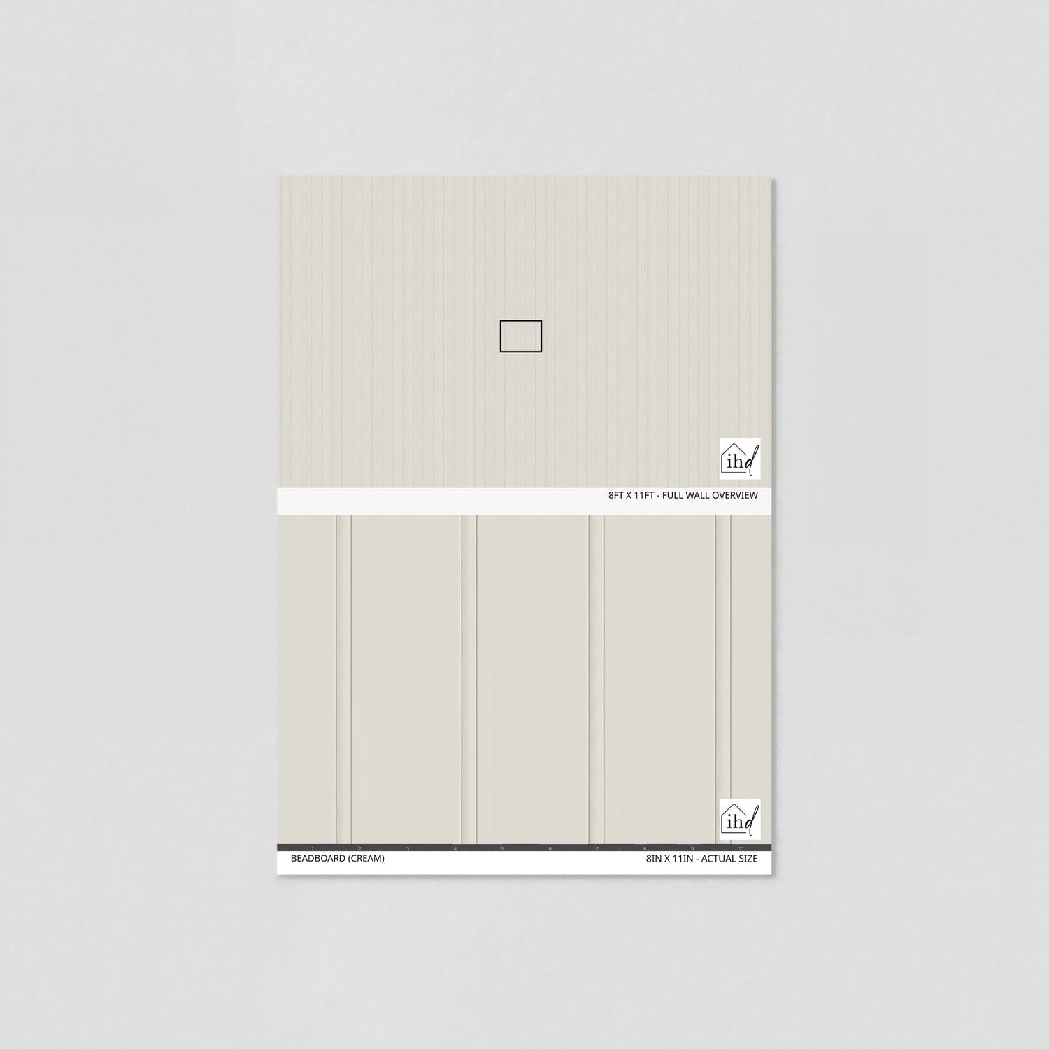 Beadboard (Cream) Wallpaper