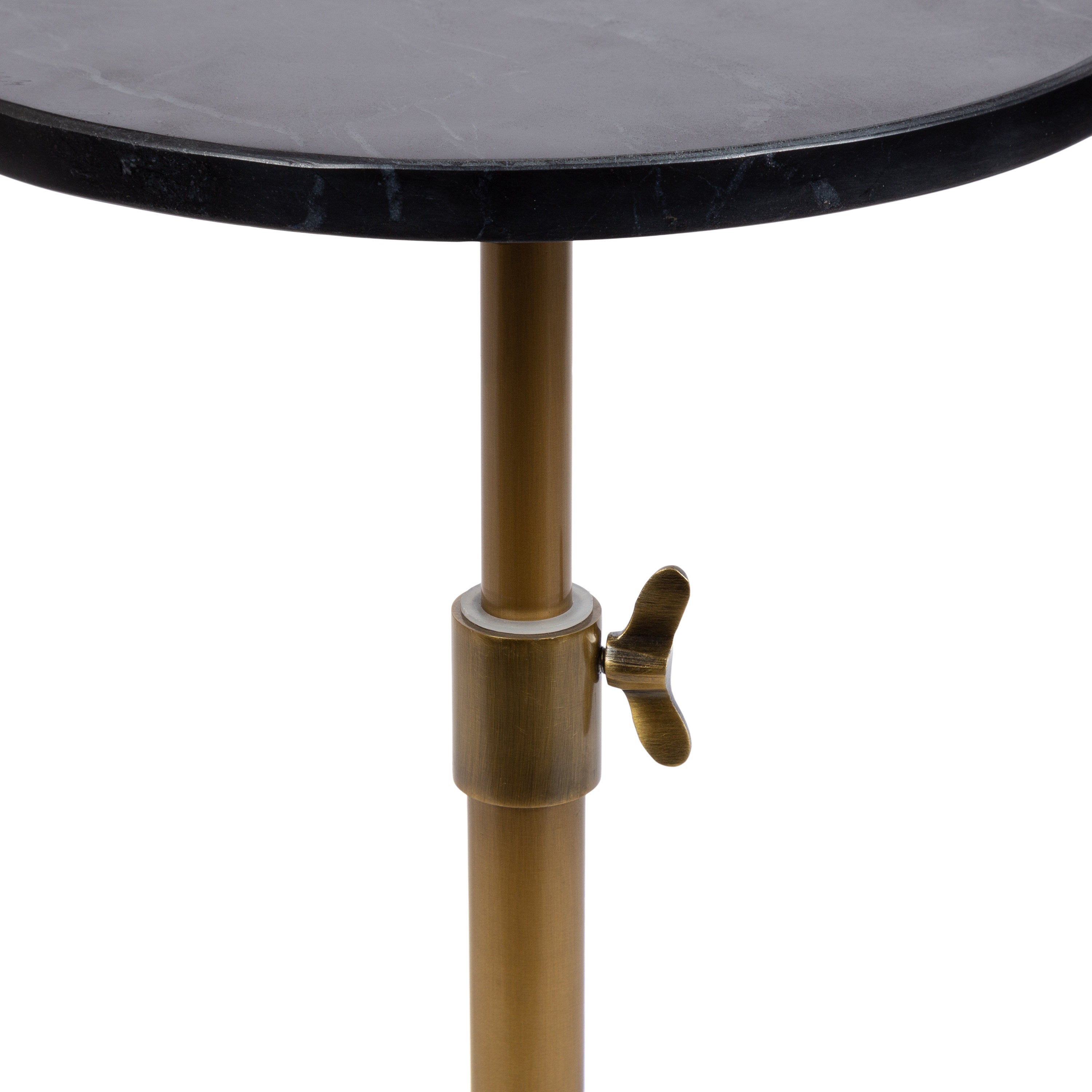Engles Adjustable Marble Table and Plant Stand
