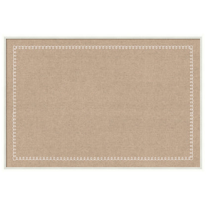 Pinboard White Scalloped Edge