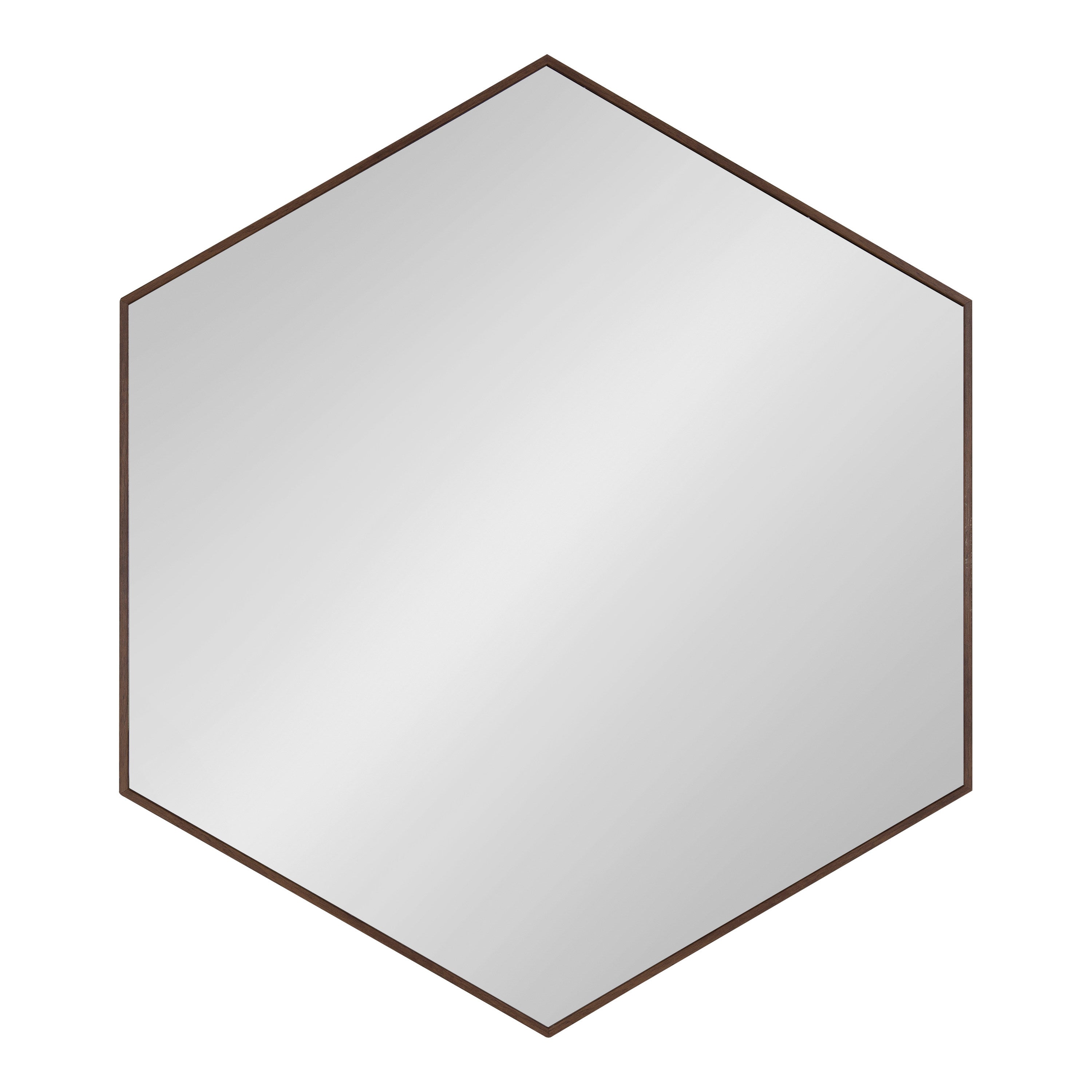 Rhodes Framed Hexagon Wall Mirror