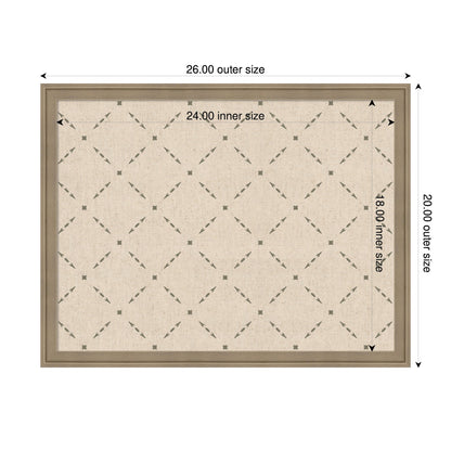 Pinboard Green Lattice Print
