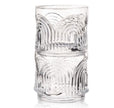 Deco Beau Crystal Lowball Tumblers