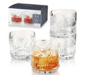 Deco Beau Crystal Lowball Tumblers