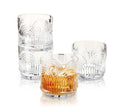 Deco Beau Crystal Lowball Tumblers