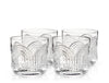 Deco Beau Crystal Lowball Tumblers