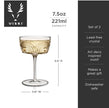 Deco Beau Crystal Coupes