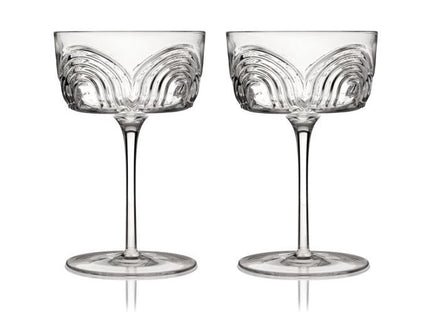 Deco Beau Crystal Coupes