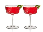 Deco Beau Crystal Coupes