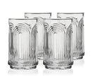 Deco Beau Crystal Highball Glasses