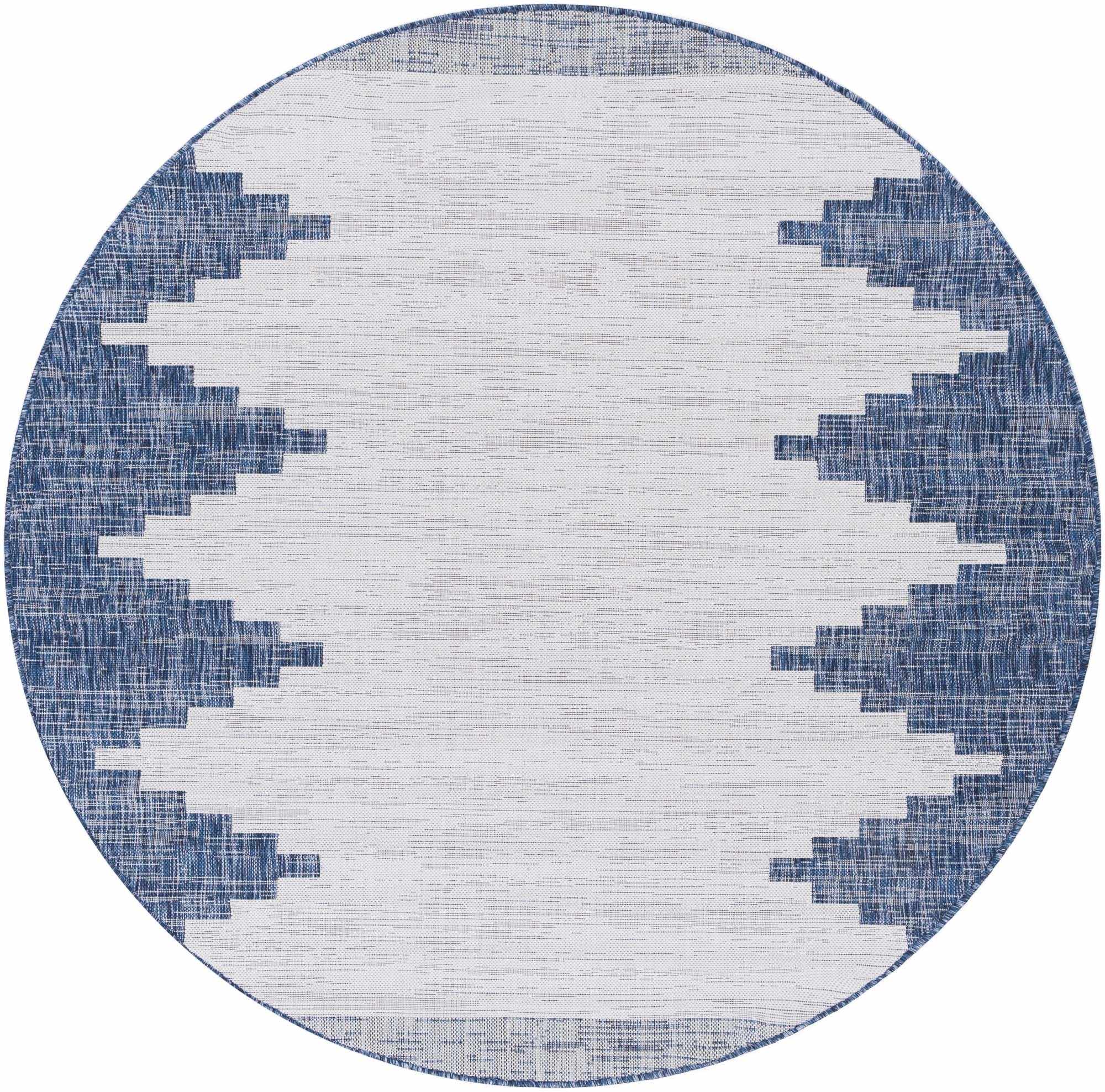 Djugun Navy Indoor &amp; Outdoor Area Rug - Clearance