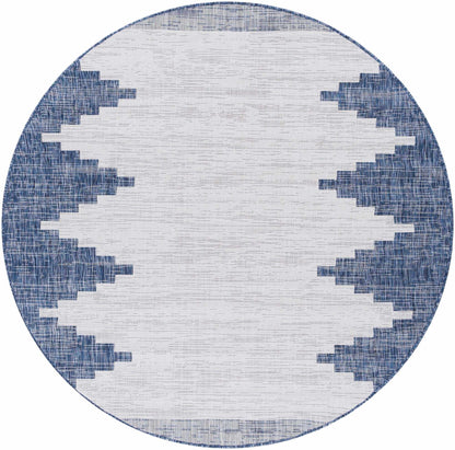 Djugun Navy Indoor &amp; Outdoor Area Rug - Clearance