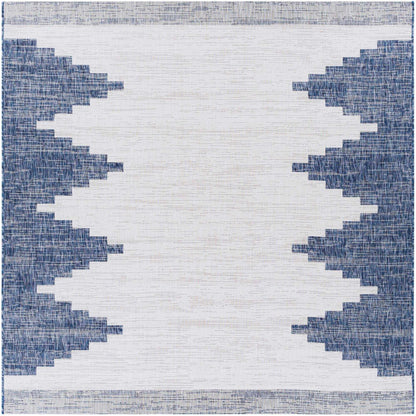 Djugun Navy Indoor &amp; Outdoor Area Rug - Clearance