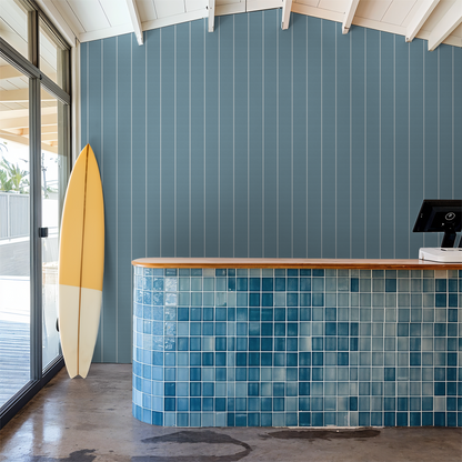 Pinstripe Dot (Blue) Wallpaper
