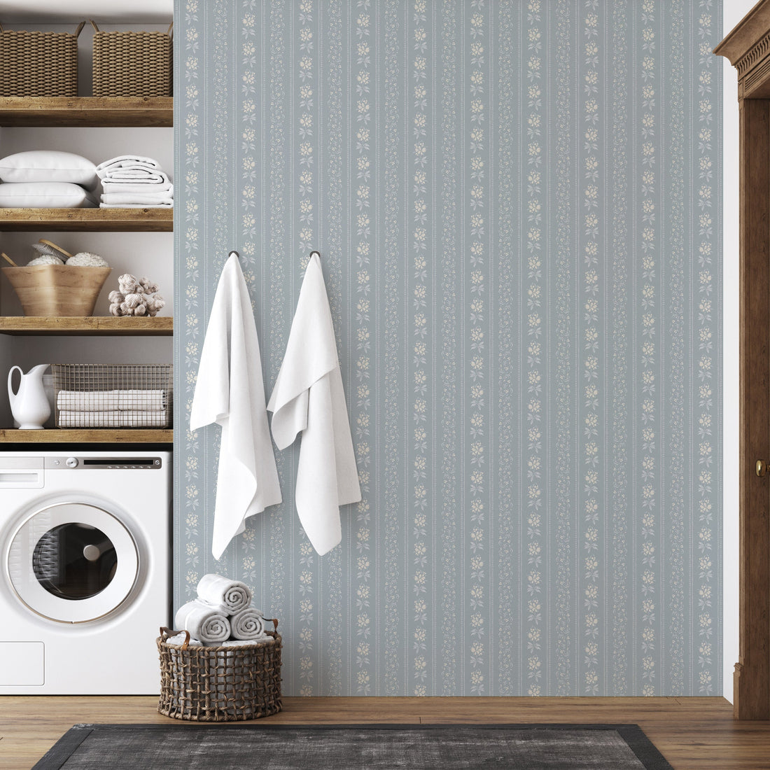 Elaine Wallpaper by Katie Burt Art